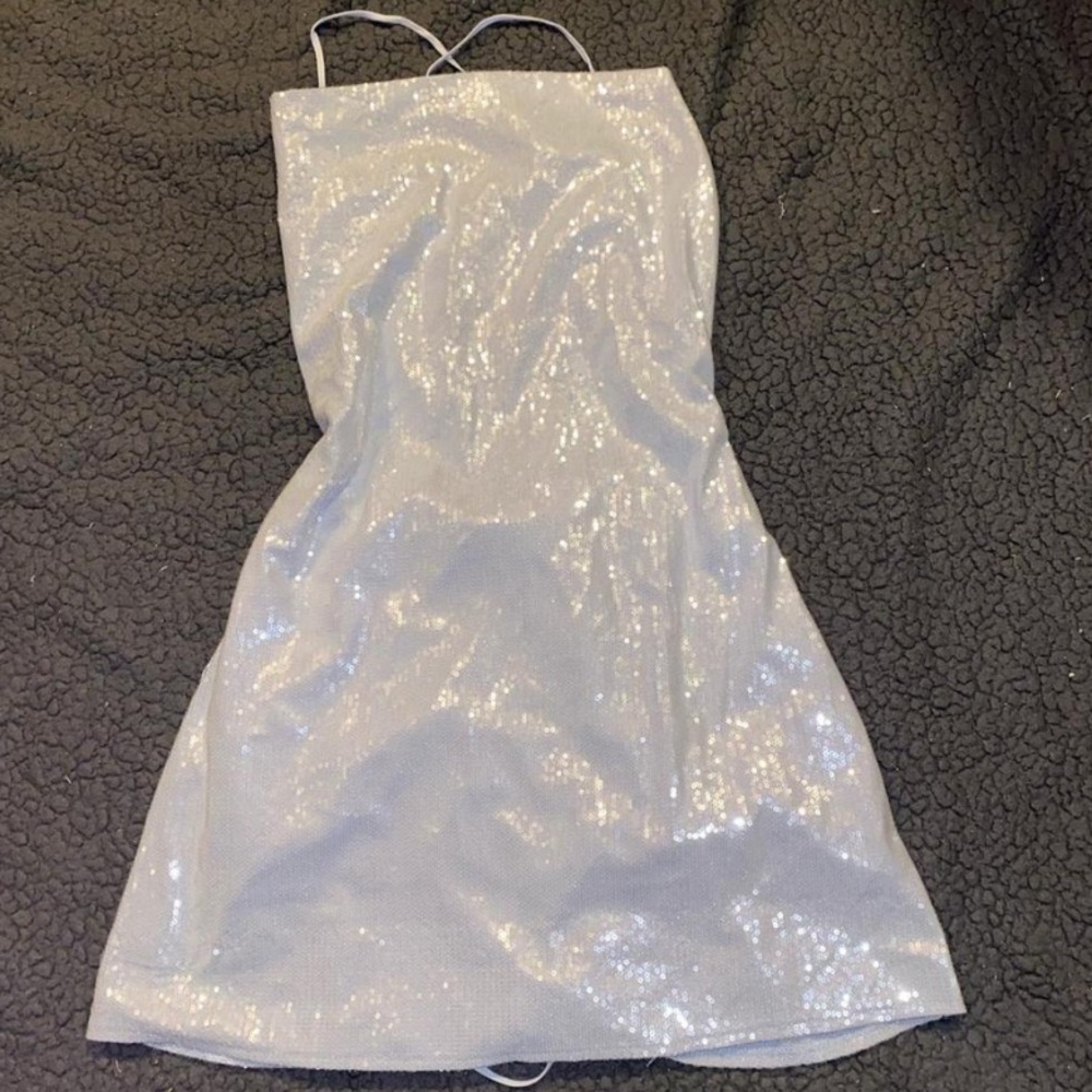 Thatssofetch Sparkly Strappy Back Dress